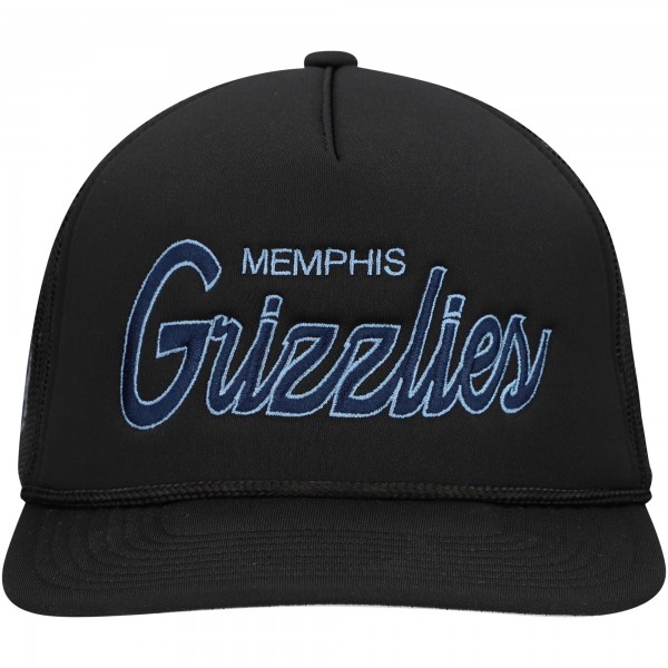 Бейсболка Memphis Grizzlies Mitchell & Ness Script Trucker - Black
