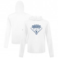 Los Angeles Dodgers Levelwear White Anthem Home Field Pullover Hoodie