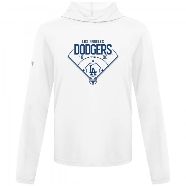 Los Angeles Dodgers Levelwear White Anthem Home Field Pullover Hoodie