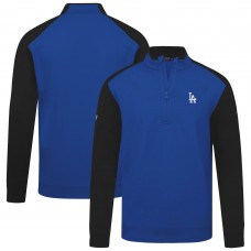 Los Angeles Dodgers Levelwear Royal Insignia 2.0 Quarter-Zip Pullover Top