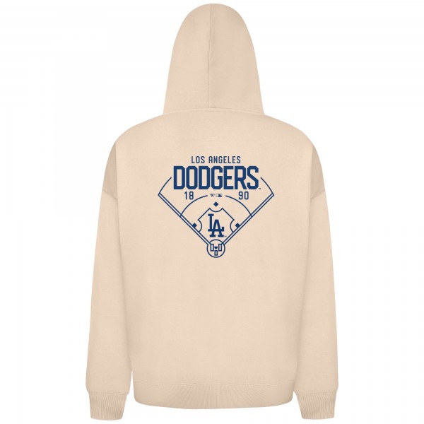 Los Angeles Dodgers Levelwear Khaki Uphill Primary Full-Zip Hoodie