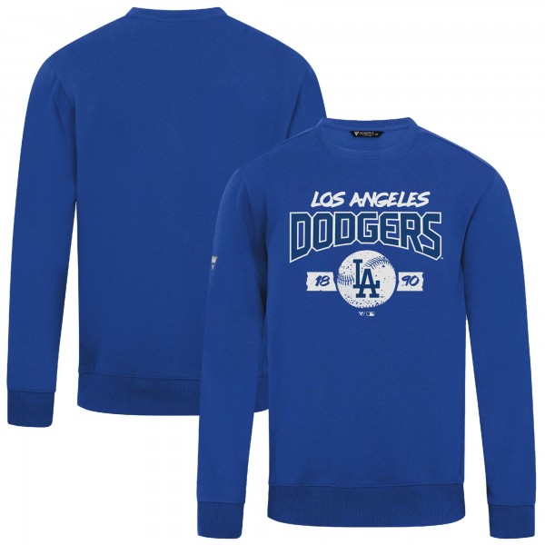 Los Angeles Dodgers Levelwear Royal Punch Out Pullover Sweatshirt