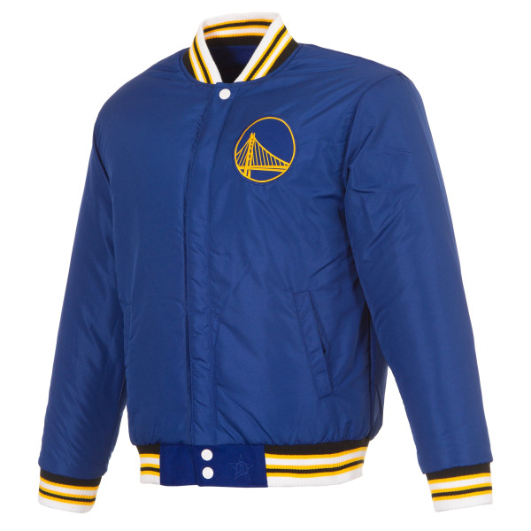 Куртка Golden State Warriors JH Design Royal Reversible Wool Full-Zip