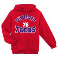 Preschool Philadelphia 76ers Red Home Town Pullover Fleece Hoodie
