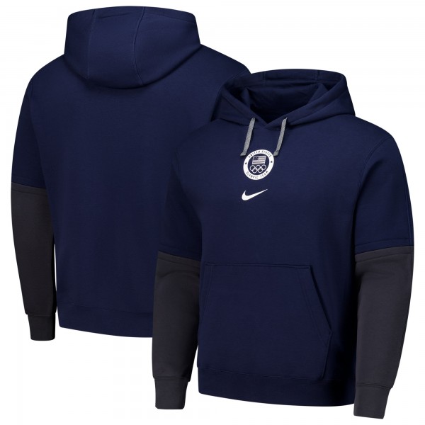 Толстовка Team USA Nike Club Color Block - Navy