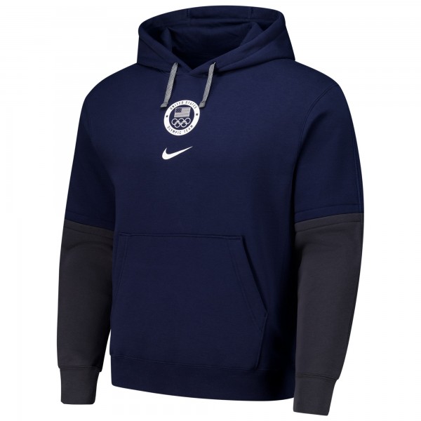 Толстовка Team USA Nike Club Color Block - Navy