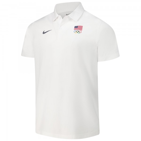 Поло Team USA Nike Woven Performance - White