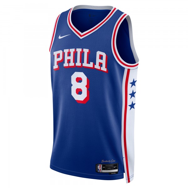 Джерси Unisex Philadelphia 76ers Paul George Nike Royal 2024 Offseason Addition Nike Swingman
