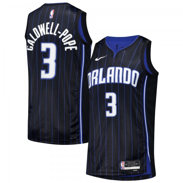 Джерси Unisex Orlando Magic Kentavious Caldwell-Pope Nike Black 2024 Offseason Addition Nike Swingman