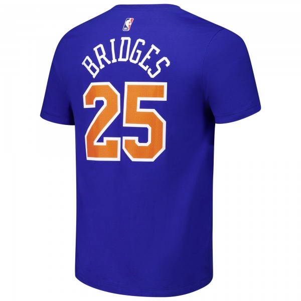 Футболка Mikal Bridges New York Knicks Nike Unisex Name & Number - Blue