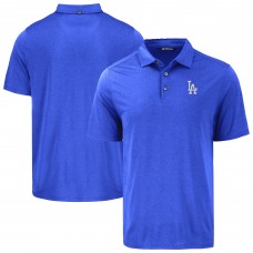 Los Angeles Dodgers Cutter & Buck Blue Coastline Epic Comfort Eco Recycled Polo