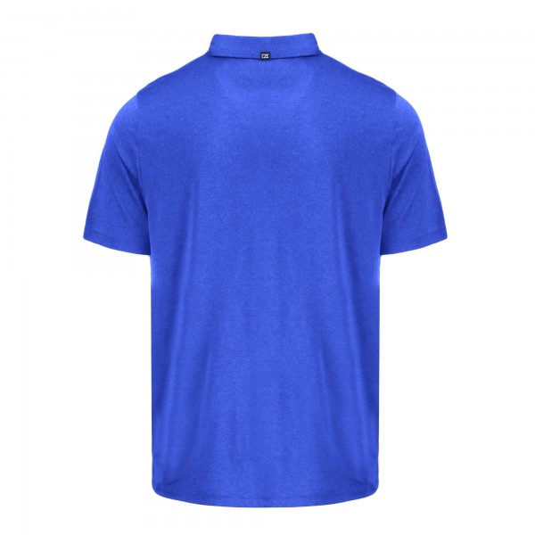 Los Angeles Dodgers Cutter & Buck Blue Coastline Epic Comfort Eco Recycled Polo