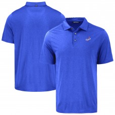 Los Angeles Dodgers Cutter & Buck Blue Coastline Epic Comfort Eco Recycled Polo