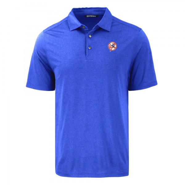 New York Yankees Cutter & Buck Blue Coastline Epic Comfort Eco Recycled Polo