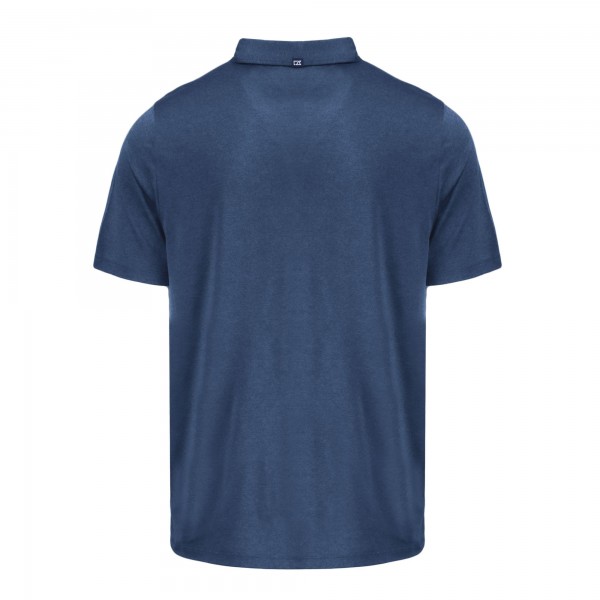 New York Yankees Cutter & Buck Navy Coastline Epic Comfort Eco Recycled Polo