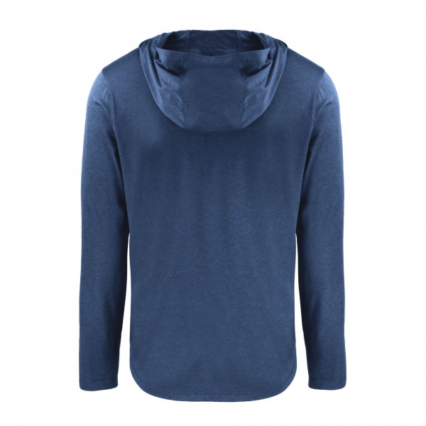 New York Yankees Cutter & Buck Navy Coastline Epic Comfort Recycled Eco Hoodie Long Sleeve T-Shirt