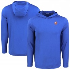 New York Yankees Cutter & Buck Royal Coastline Epic Comfort Recycled Eco Hoodie Long Sleeve T-Shirt