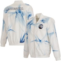 Бомбер Minnesota Timberwolves JH Design 2024/25 City Edition Nylon - White