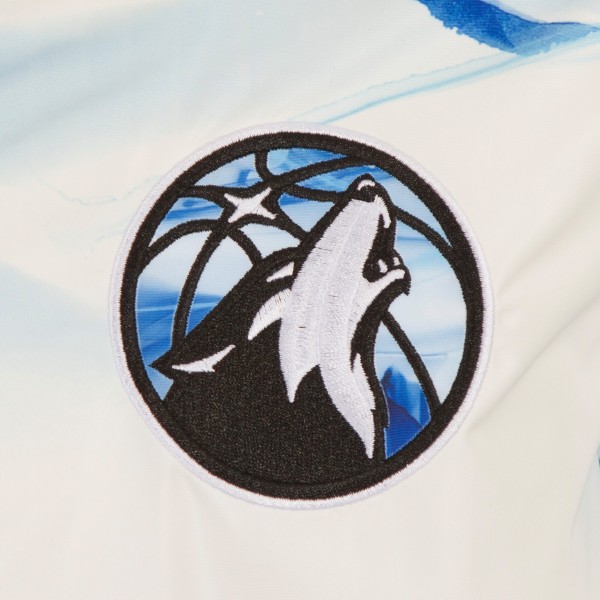 Бомбер Minnesota Timberwolves JH Design 2024/25 City Edition Nylon - White