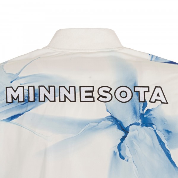 Бомбер Minnesota Timberwolves JH Design 2024/25 City Edition Nylon - White