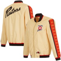 Бомбер Detroit Pistons JH Design 2024/25 City Edition Nylon - Tan