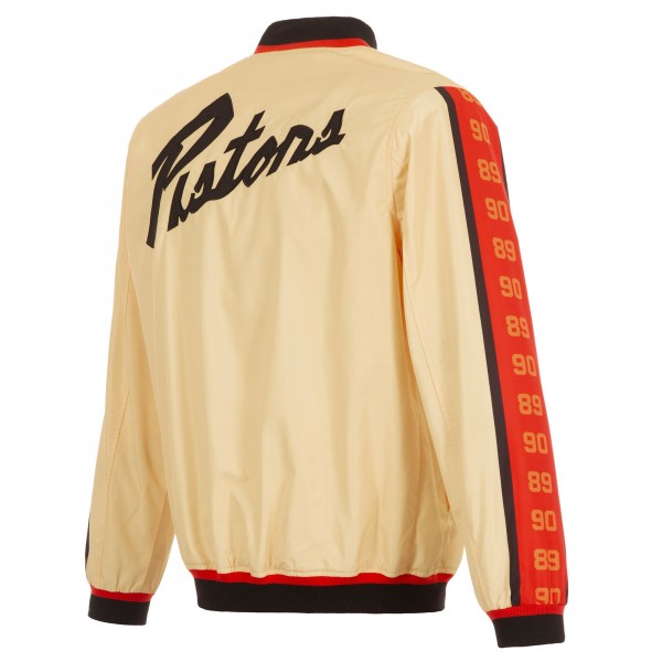 Бомбер Detroit Pistons JH Design 2024/25 City Edition Nylon - Tan