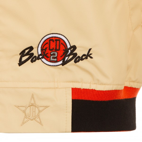 Бомбер Detroit Pistons JH Design 2024/25 City Edition Nylon - Tan