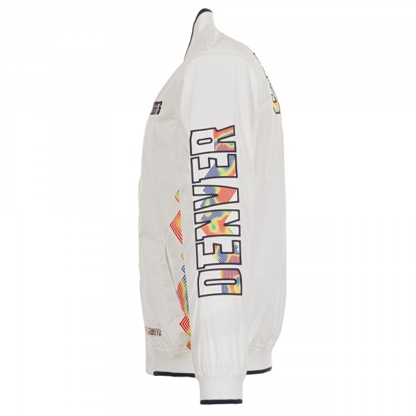 Бомбер Denver Nuggets JH Design 2024/25 City Edition Nylon - White