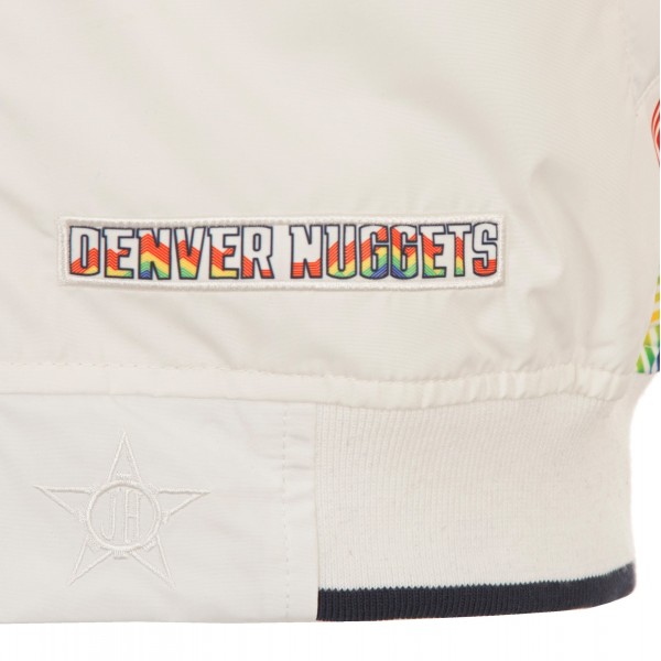 Бомбер Denver Nuggets JH Design 2024/25 City Edition Nylon - White