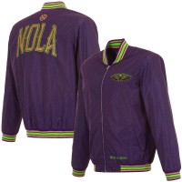 Бомбер New Orleans Pelicans JH Design 2024/25 City Edition Nylon - Purple