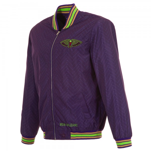 Бомбер New Orleans Pelicans JH Design 2024/25 City Edition Nylon - Purple
