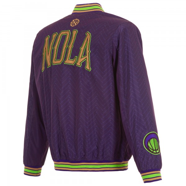 Бомбер New Orleans Pelicans JH Design 2024/25 City Edition Nylon - Purple