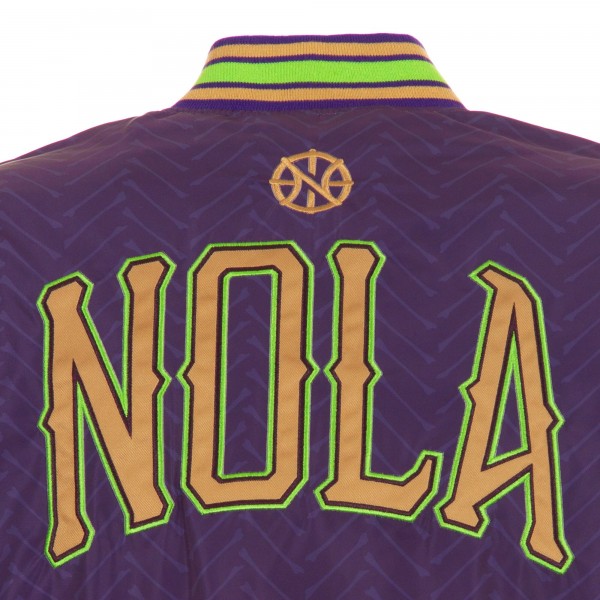 Бомбер New Orleans Pelicans JH Design 2024/25 City Edition Nylon - Purple