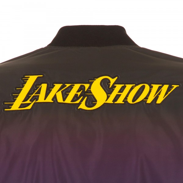 Бомбер Los Angeles Lakers JH Design 2024/25 City Edition Nylon - Black
