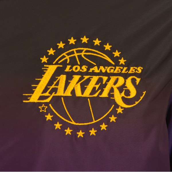 Бомбер Los Angeles Lakers JH Design 2024/25 City Edition Nylon - Black