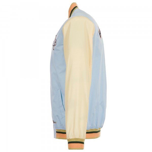 Бомбер San Antonio Spurs JH Design 2024/25 City Edition Nylon - Light Blue