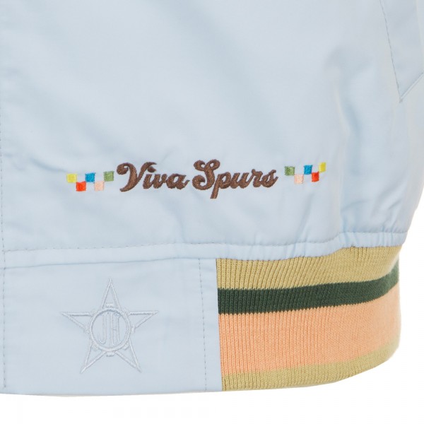 Бомбер San Antonio Spurs JH Design 2024/25 City Edition Nylon - Light Blue