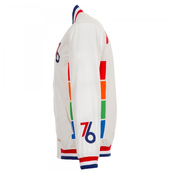Бомбер Philadelphia 76ers JH Design 2024/25 City Edition Nylon - White
