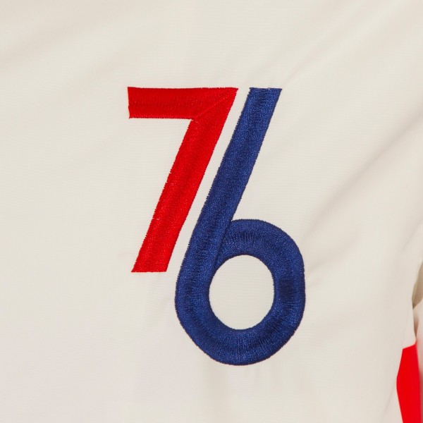 Бомбер Philadelphia 76ers JH Design 2024/25 City Edition Nylon - White