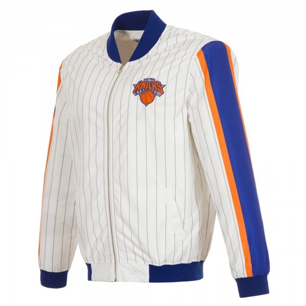 Бомбер New York Knicks JH Design 2024/25 City Edition Nylon - White