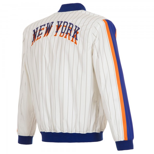 Бомбер New York Knicks JH Design 2024/25 City Edition Nylon - White