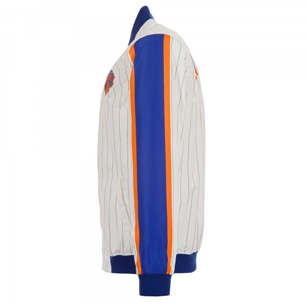 Бомбер New York Knicks JH Design 2024/25 City Edition Nylon - White