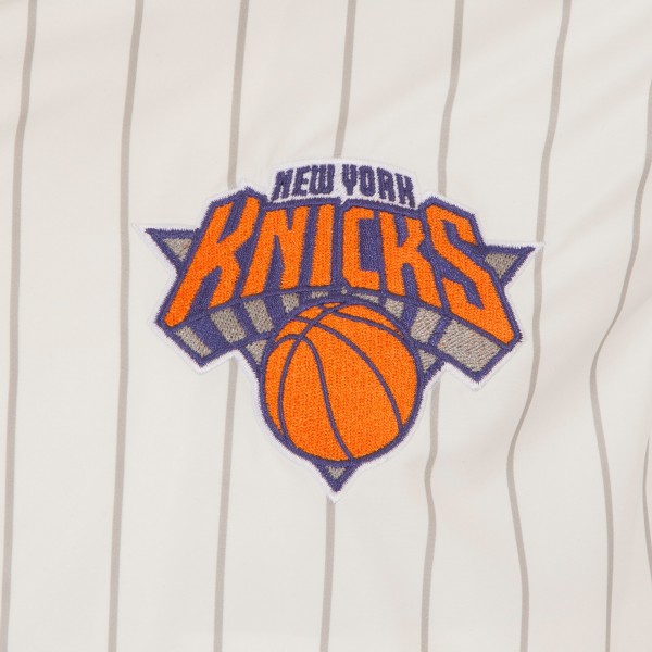 Бомбер New York Knicks JH Design 2024/25 City Edition Nylon - White