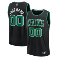 Именная игровая джерси Boston Celtics Youth Fast Break - Statement Edition - Black