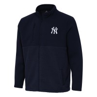 New York Yankees Antigua Navy Daily Fused Full-Zip Jacket