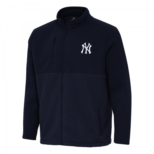 New York Yankees Antigua Navy Daily Fused Full-Zip Jacket