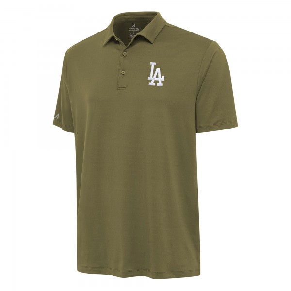 Los Angeles Dodgers Antigua Olive Reprocess Polo