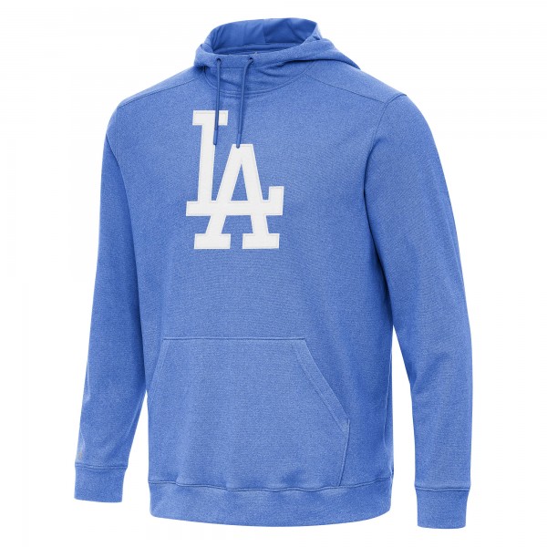 Los Angeles Dodgers Antigua Heather Royal Cloud Pullover Hoodie
