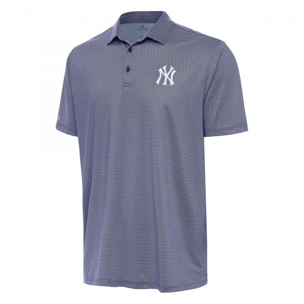 New York Yankees Antigua White/Navy Rings Polo