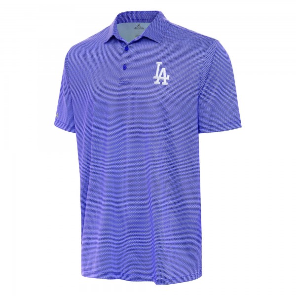 Los Angeles Dodgers Antigua White/Royal Rings Polo